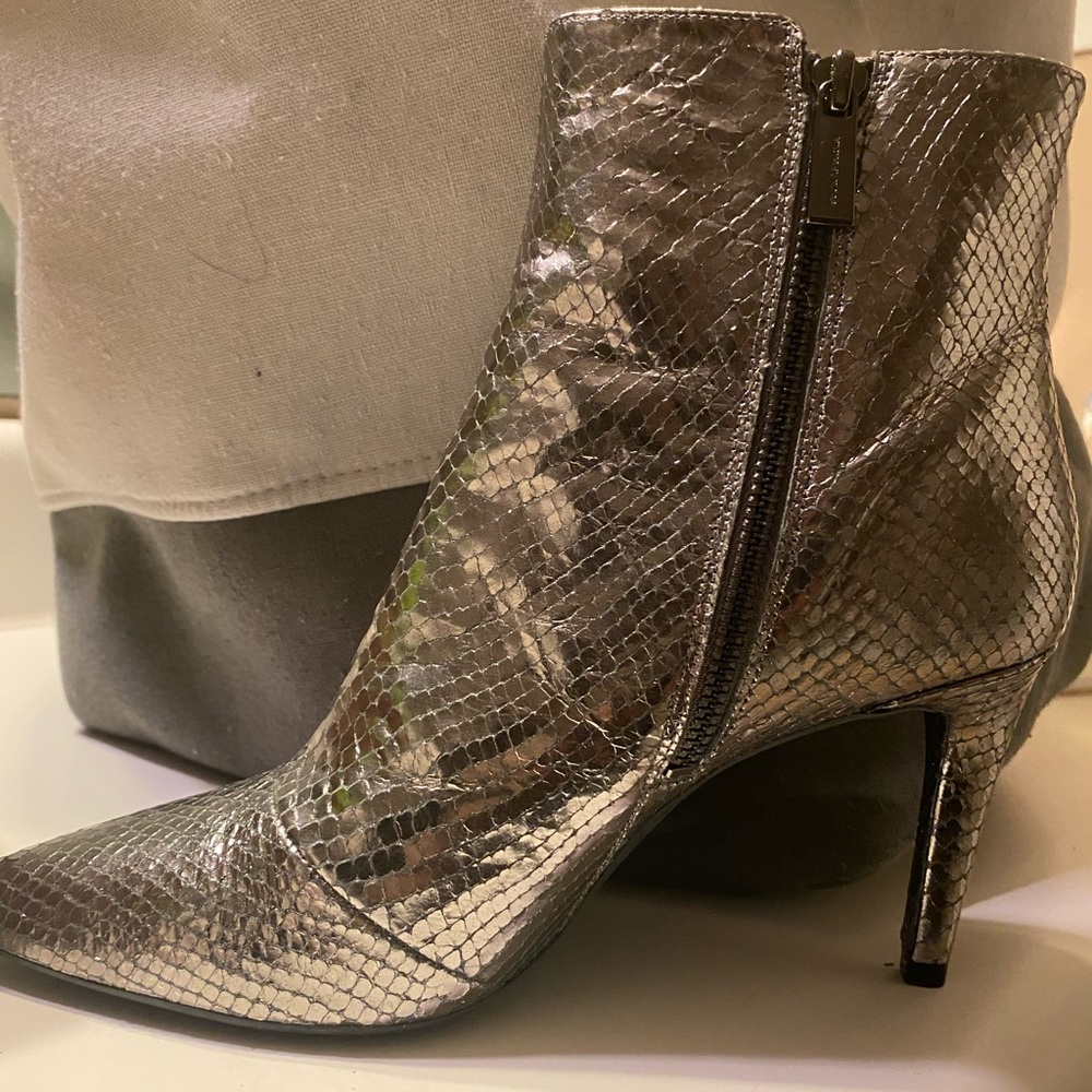 MK Silver Booties
